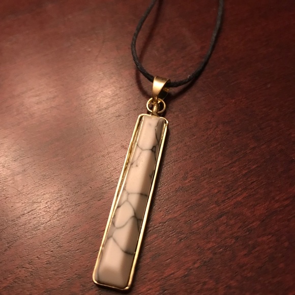 Reconstituted Howlite rectangle Stone - Picture 6 of 8